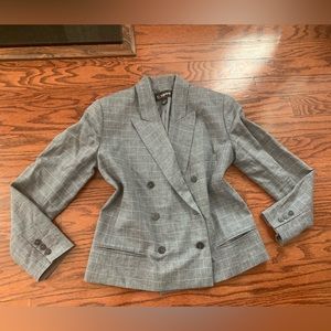 Ellen Tracy Plaid Women’s Double Button Size 6